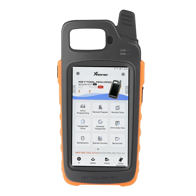 Xhorse VVDI Key Tool Max Pro With MINI OBD Tool Function Support Battery Voltage and Leakage Current