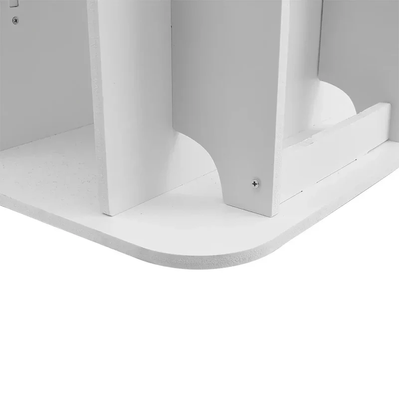 360° rotating bookshelf for children's room 3-layer house-shaped children's bookshelf floor-standing