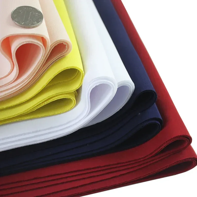 Stretch Spandex Knit Space Cotton Fabric Air Layer for Baseball Jacket Skirt Sewing DIY Face Mask Per Half Meter