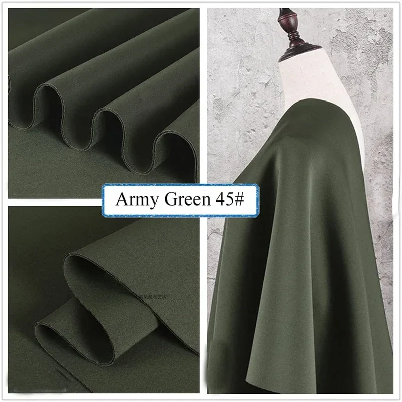 Stretch Spandex Knit Space Cotton Fabric Air Layer for Baseball Jacket Skirt Sewing DIY Face Mask Per Half Meter