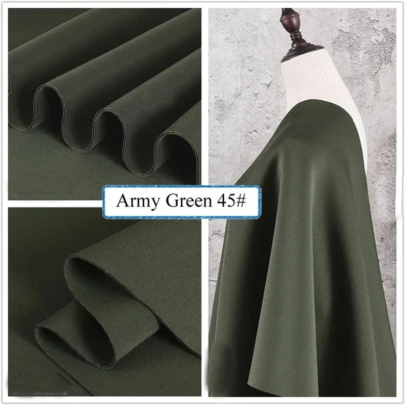 Stretch Spandex Knit Space Cotton Fabric Air Layer for Baseball Jacket Skirt Sewing DIY Face Mask Per Half Meter