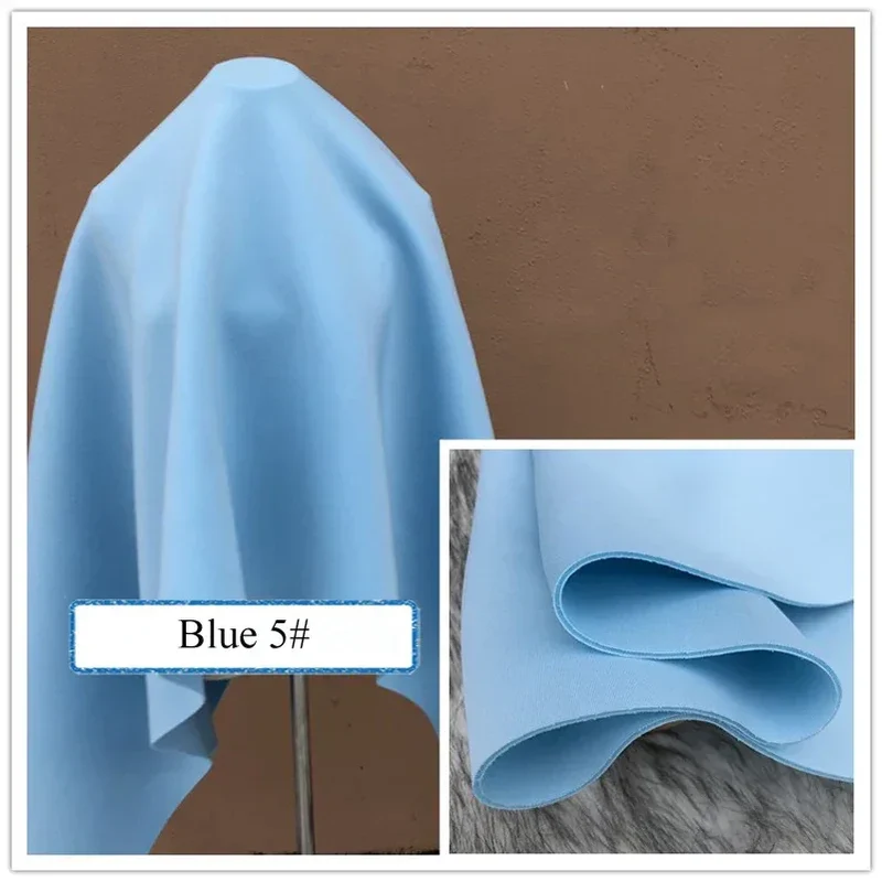 Stretch Spandex Knit Space Cotton Fabric Air Layer for Baseball Jacket Skirt Sewing DIY Face Mask Per Half Meter