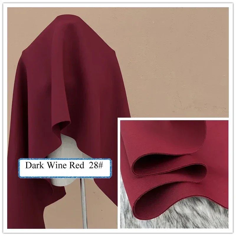 Stretch Spandex Knit Space Cotton Fabric Air Layer for Baseball Jacket Skirt Sewing DIY Face Mask Per Half Meter