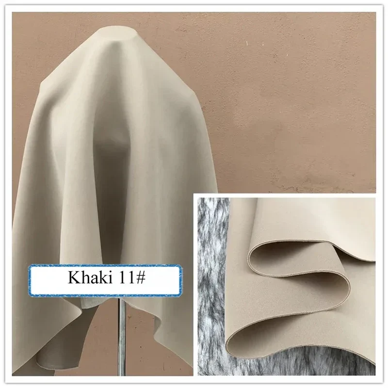 Stretch Spandex Knit Space Cotton Fabric Air Layer for Baseball Jacket Skirt Sewing DIY Face Mask Per Half Meter