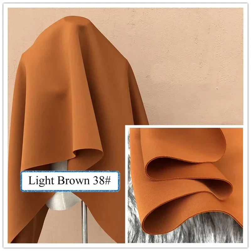 Stretch Spandex Knit Space Cotton Fabric Air Layer for Baseball Jacket Skirt Sewing DIY Face Mask Per Half Meter