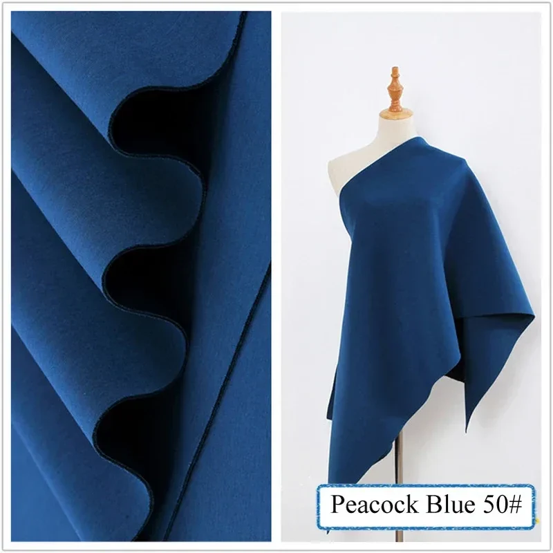 Stretch Spandex Knit Space Cotton Fabric Air Layer for Baseball Jacket Skirt Sewing DIY Face Mask Per Half Meter