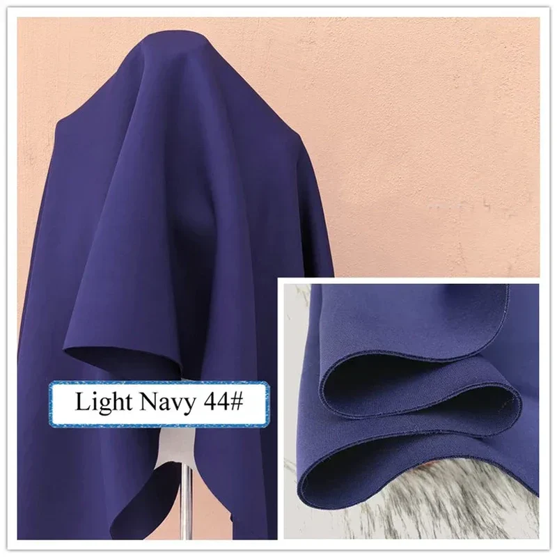 Stretch Spandex Knit Space Cotton Fabric Air Layer for Baseball Jacket Skirt Sewing DIY Face Mask Per Half Meter