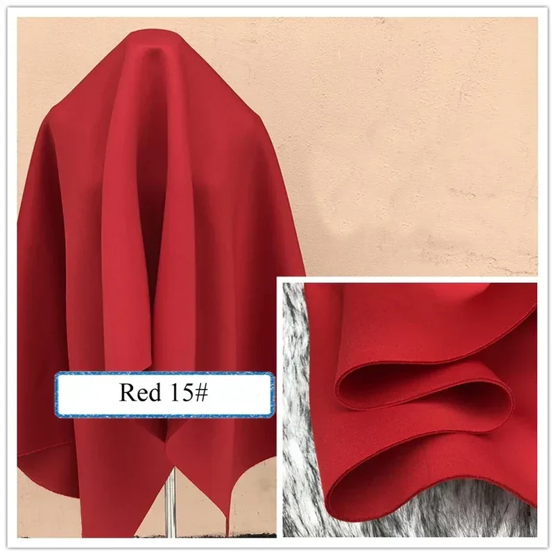 Stretch Spandex Knit Space Cotton Fabric Air Layer for Baseball Jacket Skirt Sewing DIY Face Mask Per Half Meter