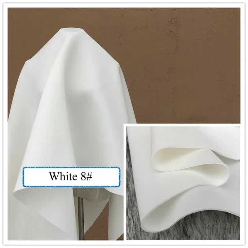Stretch Spandex Knit Space Cotton Fabric Air Layer for Baseball Jacket Skirt Sewing DIY Face Mask Per Half Meter