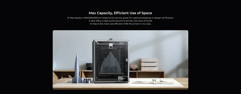 CREALITY 3D Printer K1SE/ K1C / K1MAX 3D Printer 600MM /S Dual-gear Direct Drive Extruder K1 MAX Printer