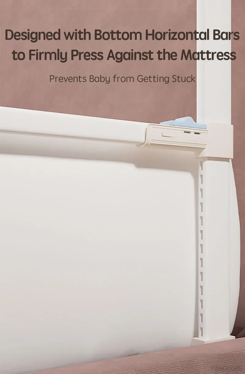PANGDUBE 1pc Baby Bed guardrail Baby Safety Bed Barrier Children's Safety Bed Rail Guard for Kids Fall Out Protection