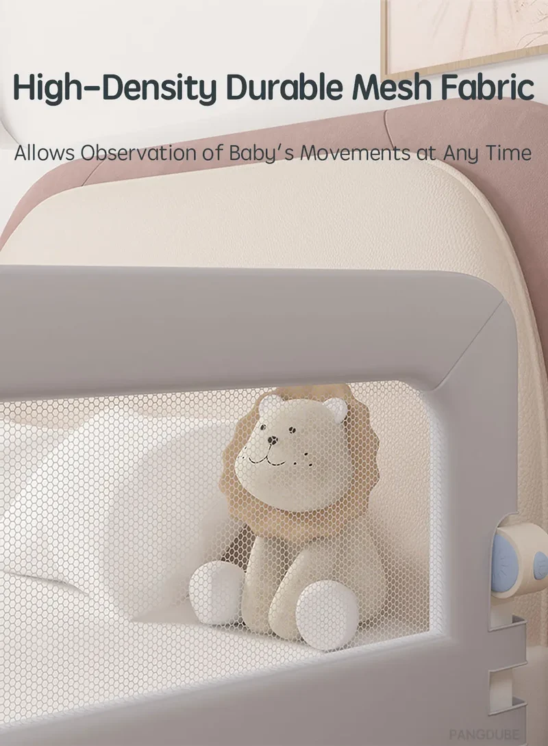 PANGDUBE 1pc Baby Bed guardrail Baby Safety Bed Barrier Children's Safety Bed Rail Guard for Kids Fall Out Protection