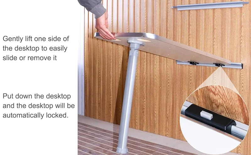 54CM-93cm camper folding telescopic table legs with two 50cm crossbars, adjustable table legs telescoping legs rv table legs
