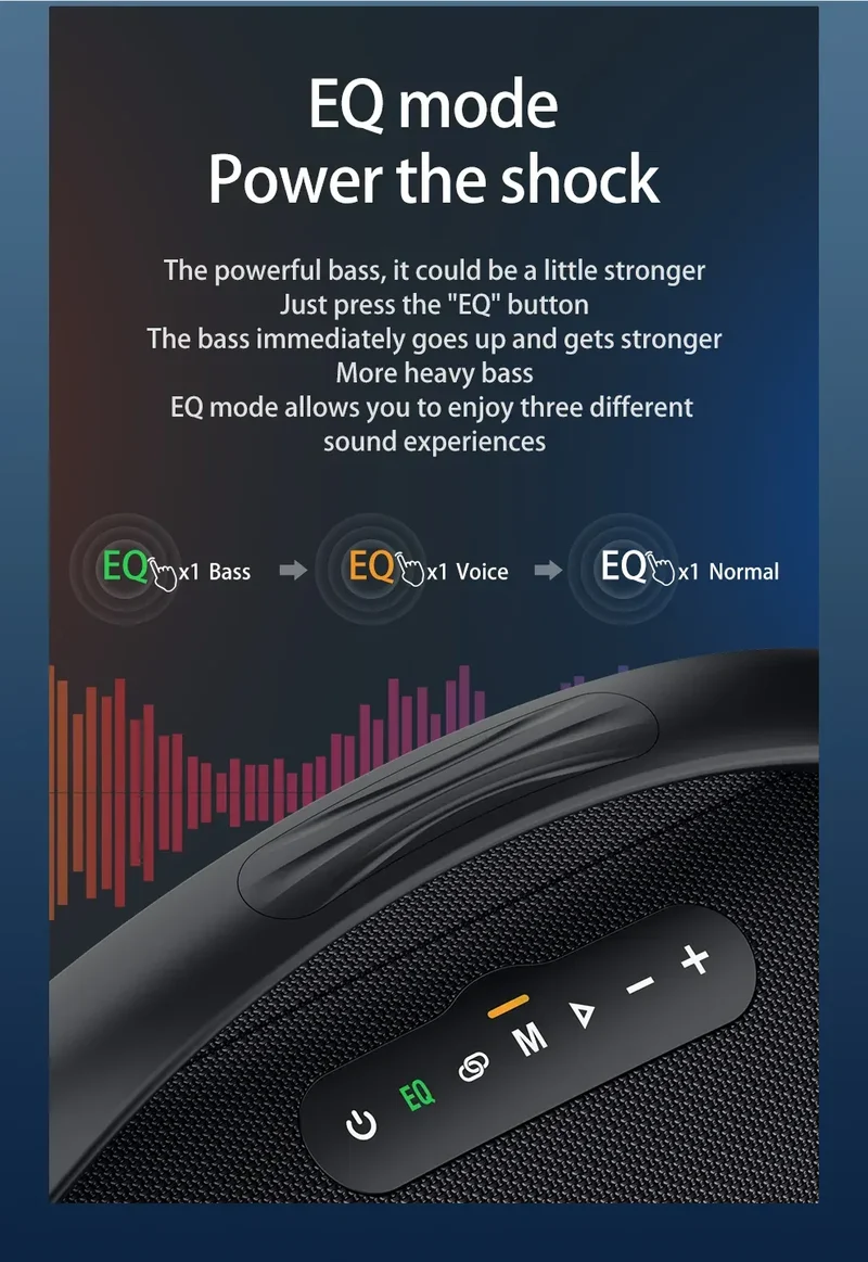 ZEALOT S97 80W Wireless speaker, Outdoor Portable Subwoofer Speaker, Hifi Sound quality,Dual Pairing, Fast Charging,16000mAh.