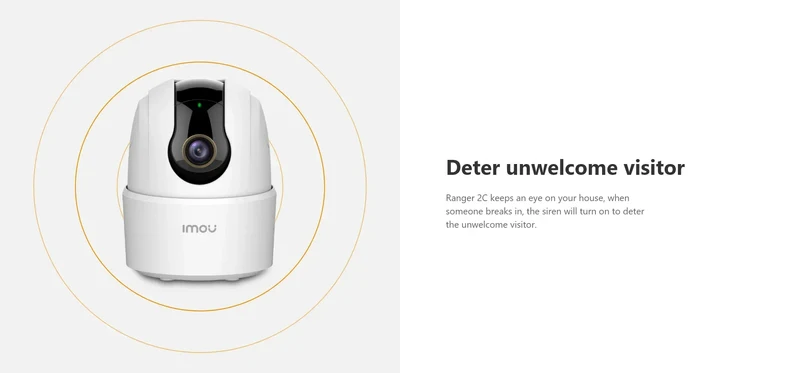 IMOU Ranger 2C 5MP Wifi Camera Two-way Talk Surveillance Security 360° Coverage Portection Night Vision Smart Tracking Camera
