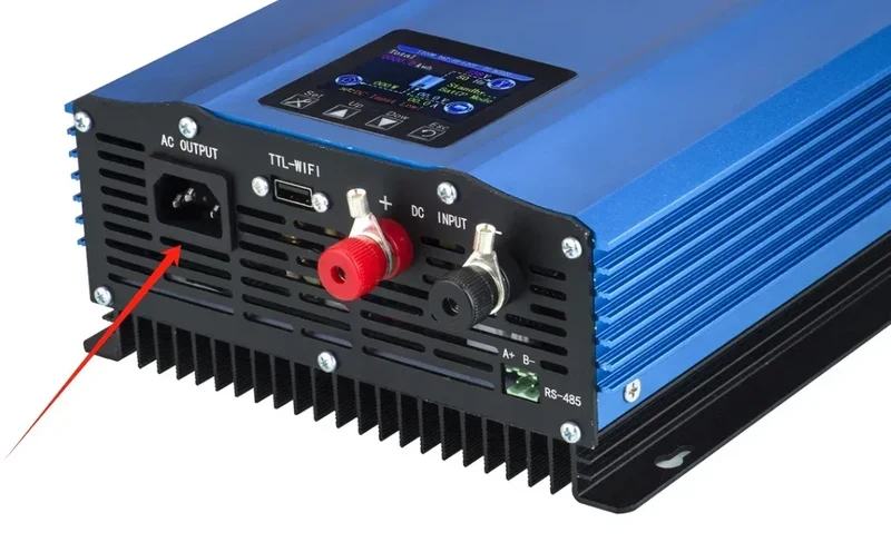 1200W 1000W 1.2KW 1KW Solar Grid Tie Battery Discharge Inverter DC24V 26-45v 55-90V to AC110V AC220V Limiter Power Inverter