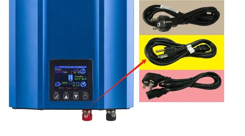 1200W 1000W 1.2KW 1KW Solar Grid Tie Battery Discharge Inverter DC24V 26-45v 55-90V to AC110V AC220V Limiter Power Inverter