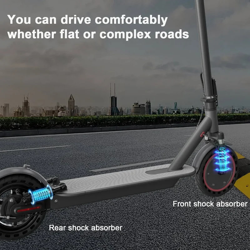 ATSANT Adult Electric Scooter 31/35km/h 500W/1000W 35KM/50KM Long Range 8.5/10Inch Tyre 10.5/14.5Ah Large Battery Kick Scooter