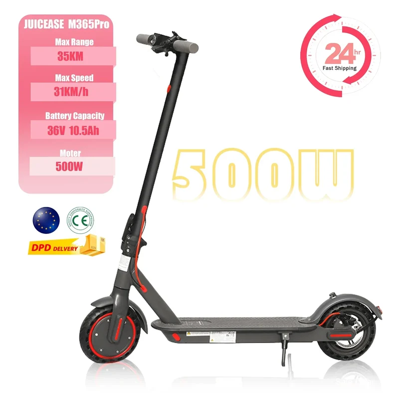 ATSANT Adult Electric Scooter 31/35km/h 500W/1000W 35KM/50KM Long Range 8.5/10Inch Tyre 10.5/14.5Ah Large Battery Kick Scooter