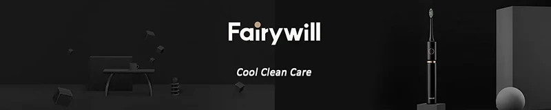 Fairywill Electric Sonic Toothbrush FW-507 USB Charge Rechargeable Adult Waterproof Electronic Tooth Brushes Replacement Heads s