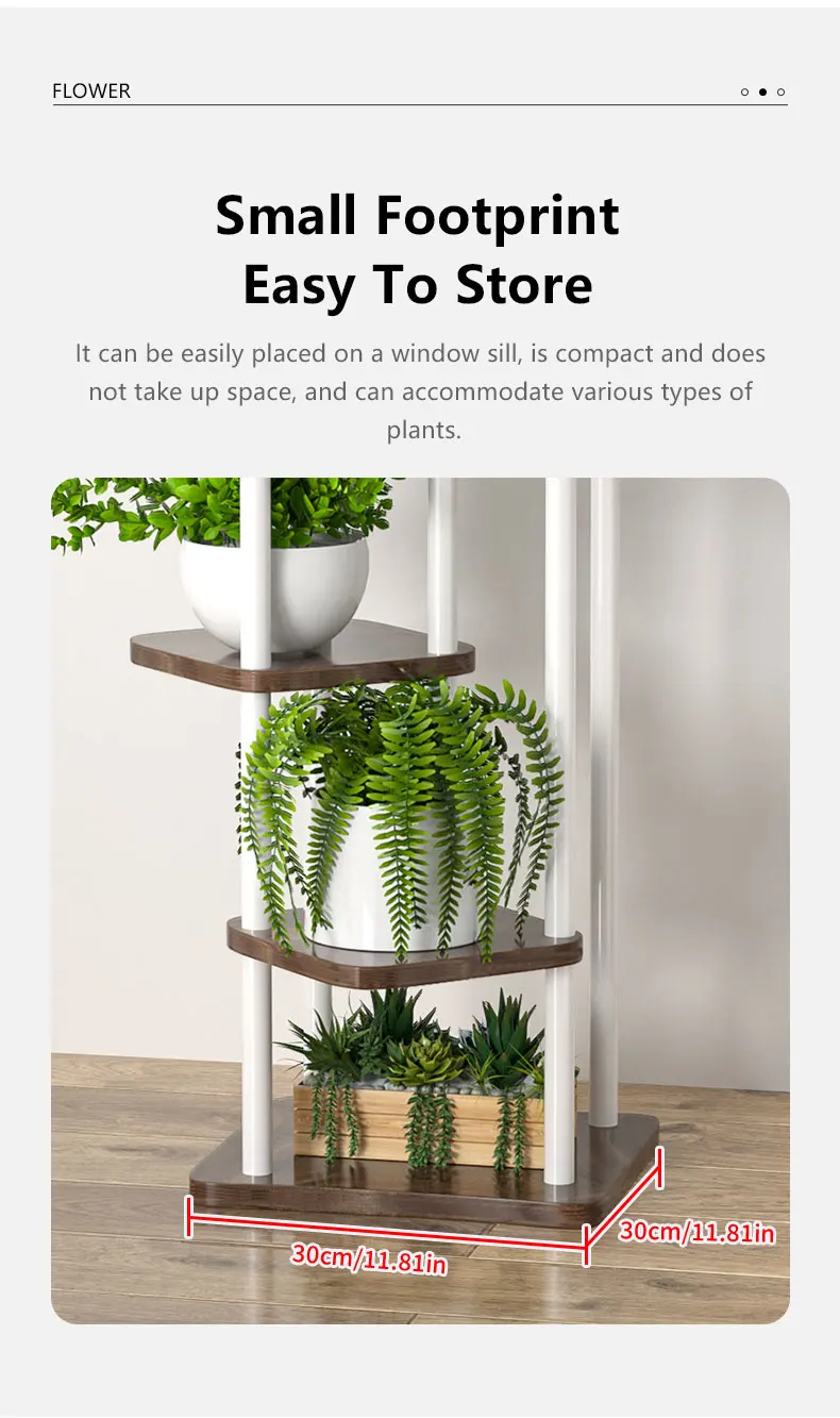 Plant Stand Stand For Flowers Iron 6/7/8Layers Plant Shelf Plant Organizer Storage Plant Holder Display Stand Garden Decoration