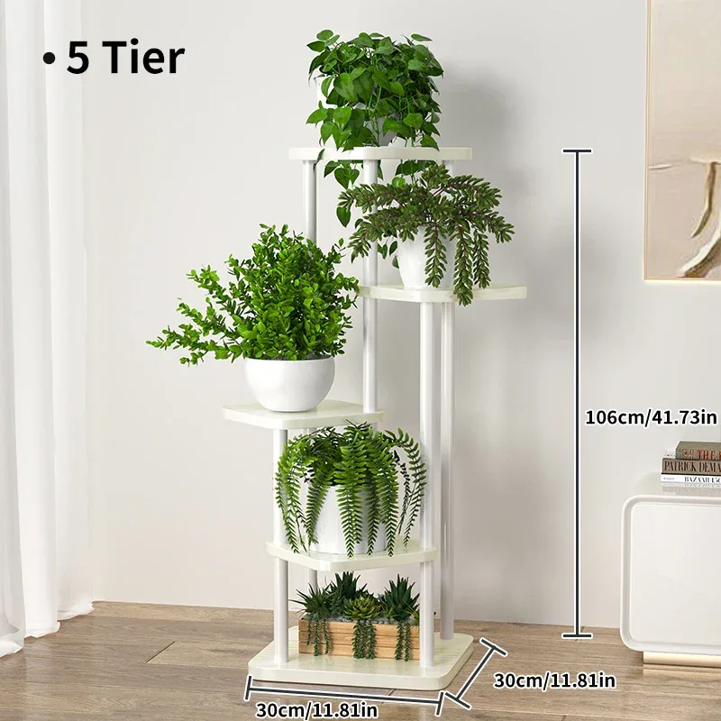 Plant Stand Stand For Flowers Iron 6/7/8Layers Plant Shelf Plant Organizer Storage Plant Holder Display Stand Garden Decoration