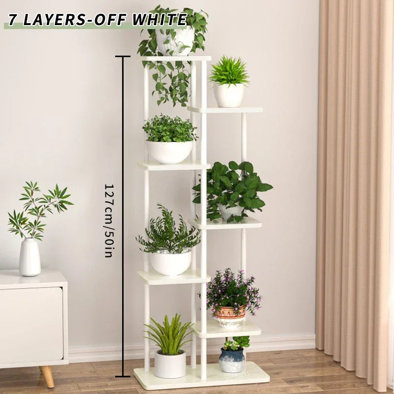 Plant Stand Stand For Flowers Iron 6/7/8Layers Plant Shelf Plant Organizer Storage Plant Holder Display Stand Garden Decoration