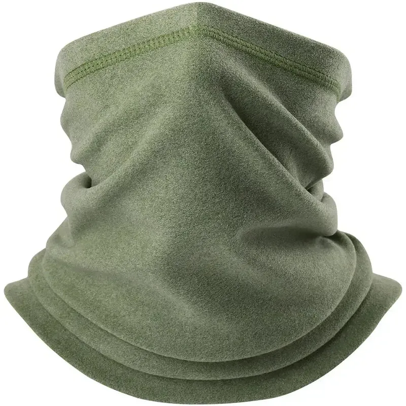 Winter Fleece Thermal Neck Warmer Gaiter Bandana Face Mask Ear Cover Tube Scarf Skiing Snowboard Neckerchief Headband Women Men