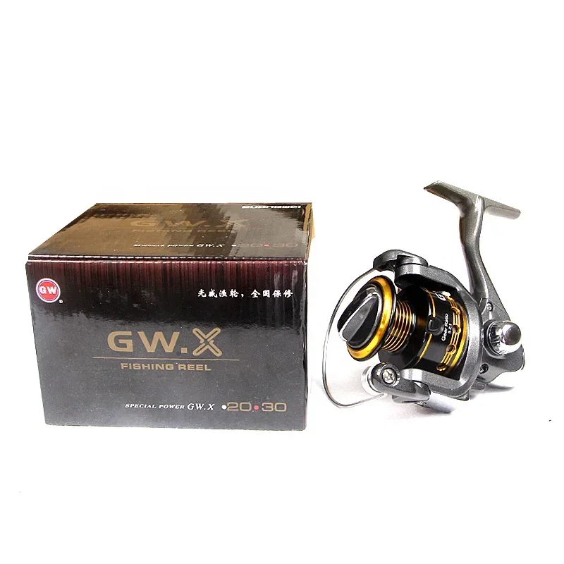 Guangwei Brand GWX 10+1BB Metal Spinning Fishing Rod Reel Sea Fishing Reels