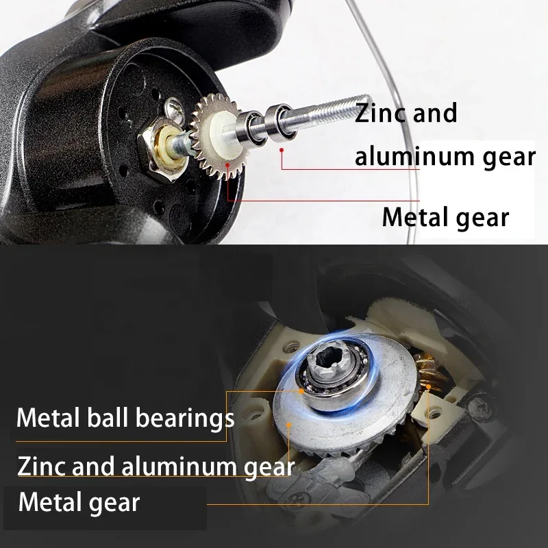 Guangwei Brand GWX 10+1BB Metal Spinning Fishing Rod Reel Sea Fishing Reels