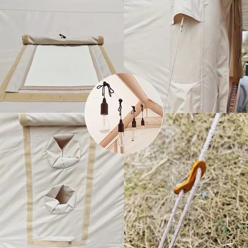 Cotton Air Tent for Outdoor Camping Inflatable Camping Tent