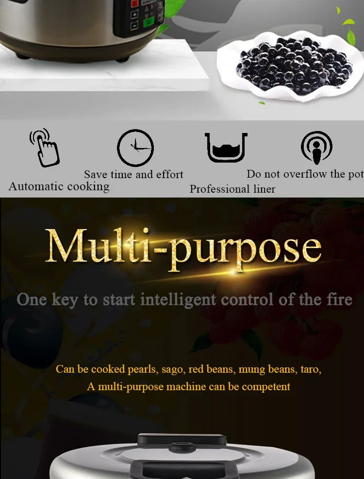 Hot Sale Electric Multicooker Rice Cooker Price Automatic Can Cook Pearl Pot Cooking 16L