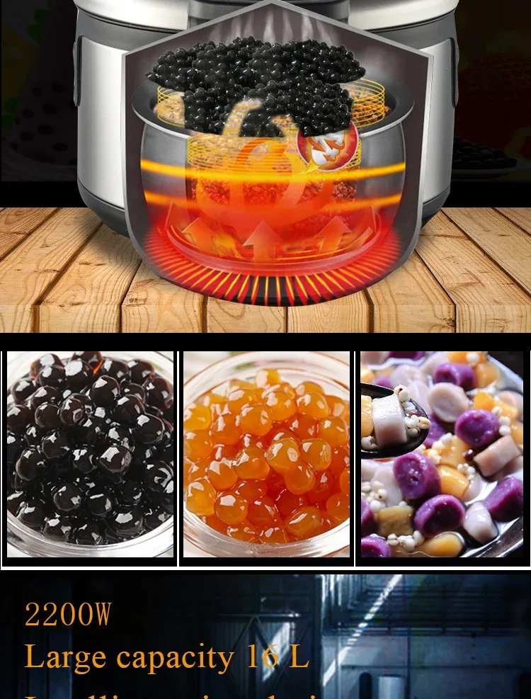 Hot Sale Electric Multicooker Rice Cooker Price Automatic Can Cook Pearl Pot Cooking 16L