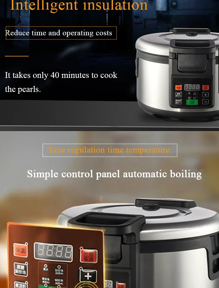 Hot Sale Electric Multicooker Rice Cooker Price Automatic Can Cook Pearl Pot Cooking 16L