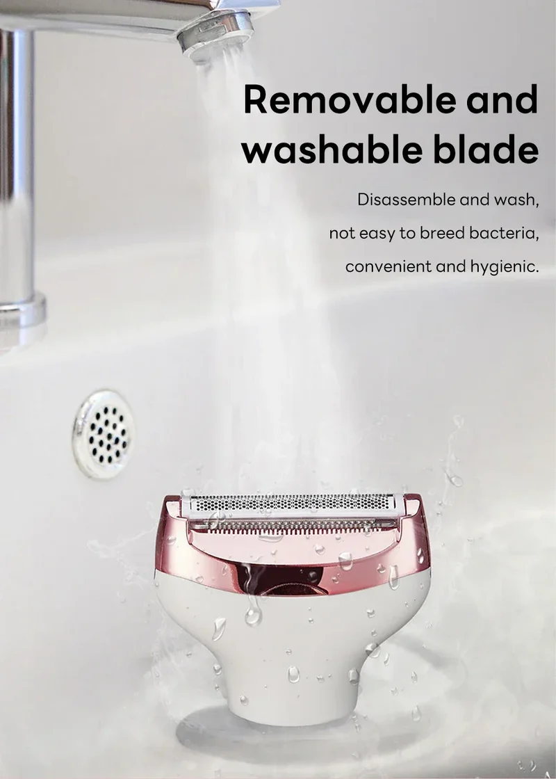 4 in 1 Electric Epilator Bikini Eyebrow Nose Women Lady Facial Hair Removal Trimmer Face Body Painless Female Shaver Depilator
