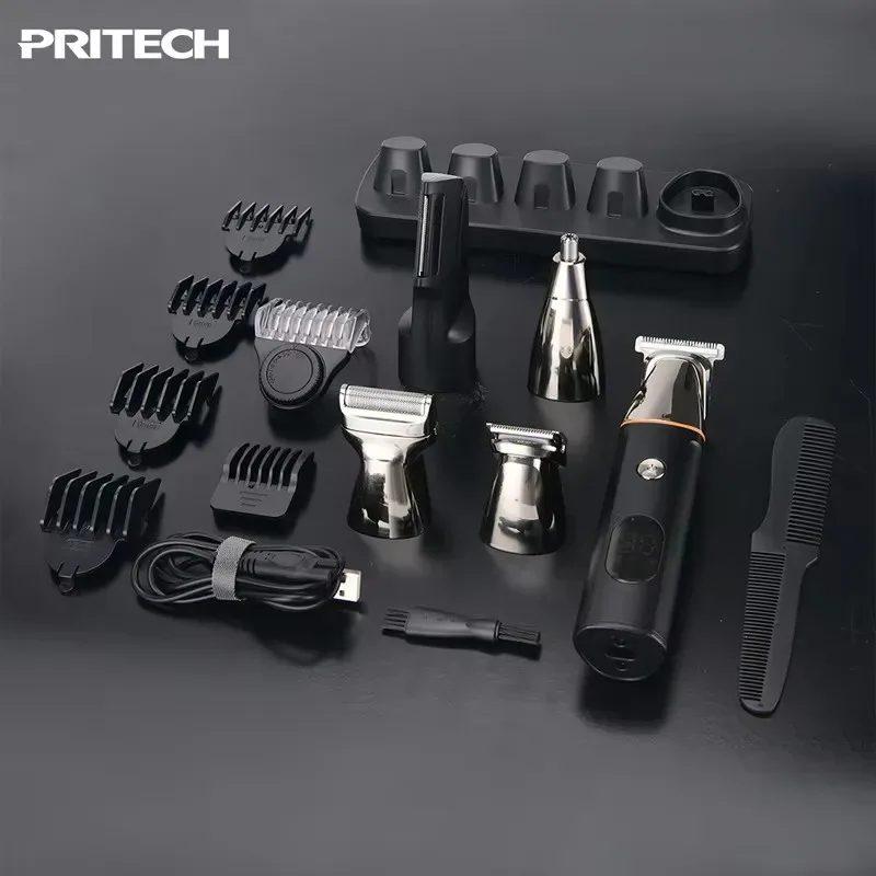 XIAOMI Youpin 5 in 1 Hair Trimmer Machine LCD Display Clippers Barber Professional Hair Cutting Machines Men's Electric Shaver