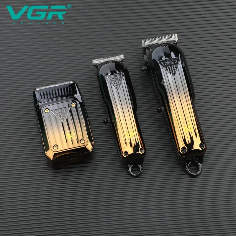 VGR 644 gradient hair cutting combination electric shaver rechargeable professional men's hair clipper carving electric pusher