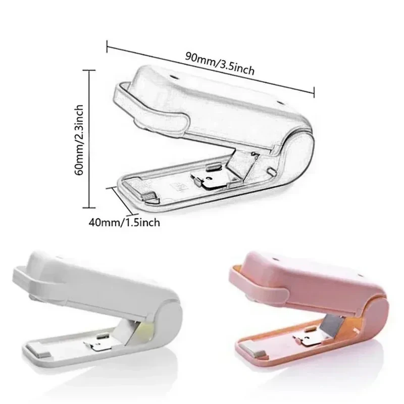 Mini Heat Bag Sealing Machine Package Sealer Bags Thermal Plastic Food Bag Closure Portable Sealer Food Packaging Heat Sealer
