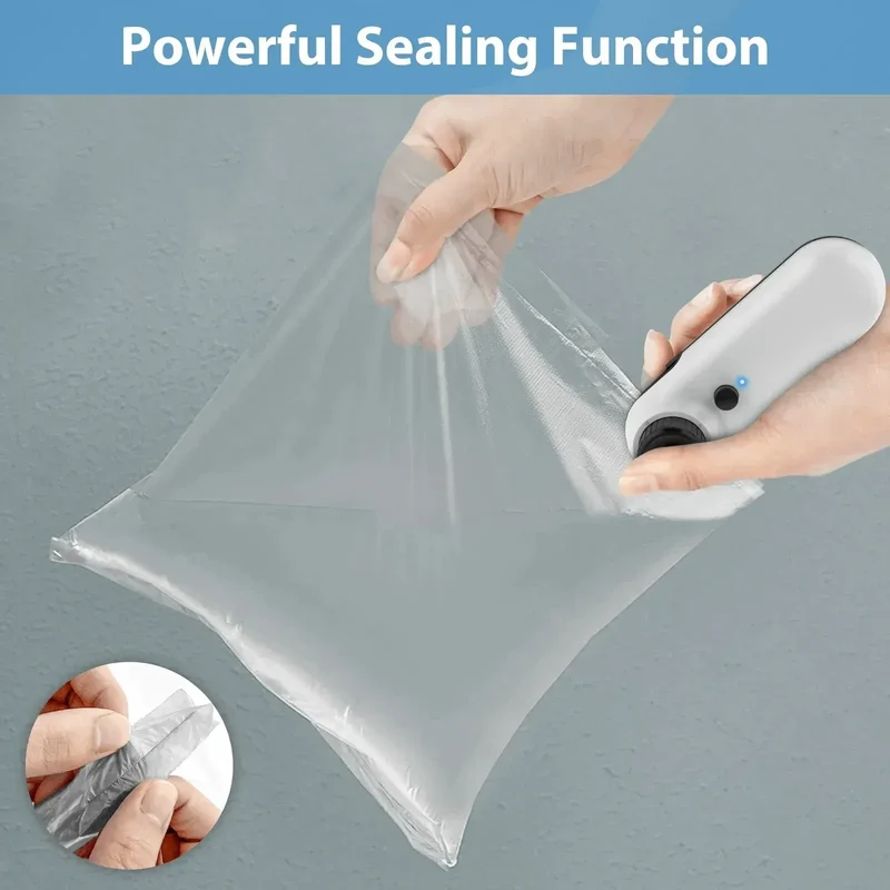 Rechargable USB 2 In 1 Bag Mini Heat Sealer Storage Bag Plastic Package Snack Sealer Clip Bag Handheld Heat Sealer Bag 2026