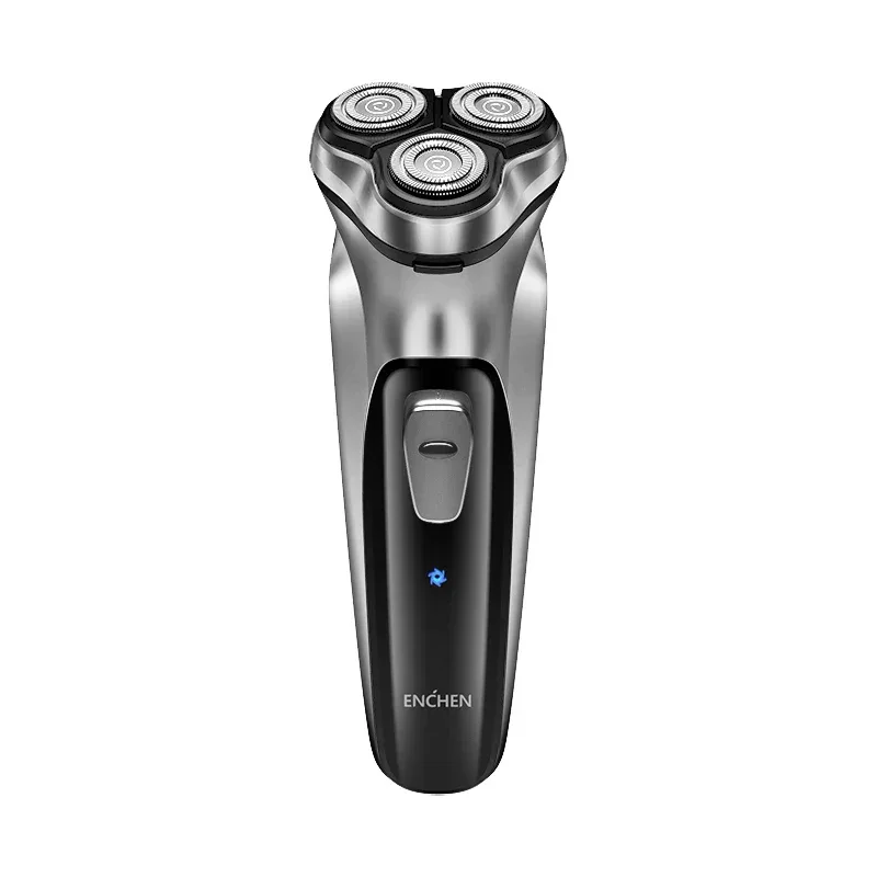 ENCHEN Blackstone Electrical Rotary Shaver for Men 3D Floating Blade Washable Type-C USB Rechargeable Shaving Beard Machine
