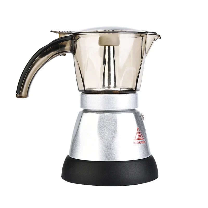 Large Capacity Electric Moka Pot Stovetop Espresso Coffee Maker Coffee Percolator 300ml