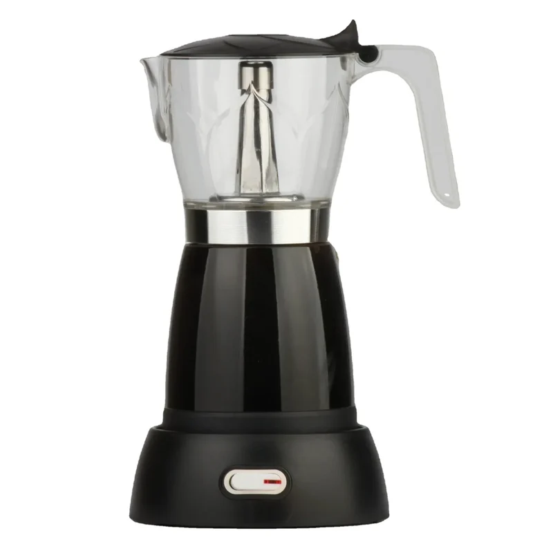 Coffee Maker Coffee Pot Portable Aluminum Electric Moka Pot White New Style