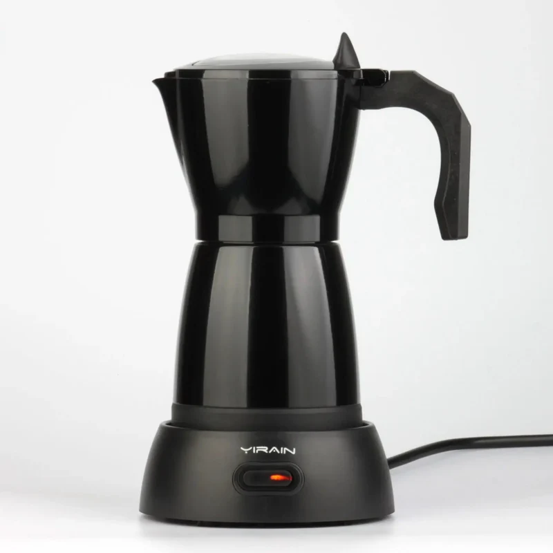 Coffee Maker Coffee Pot Portable Aluminum Electric Moka Pot White New Style