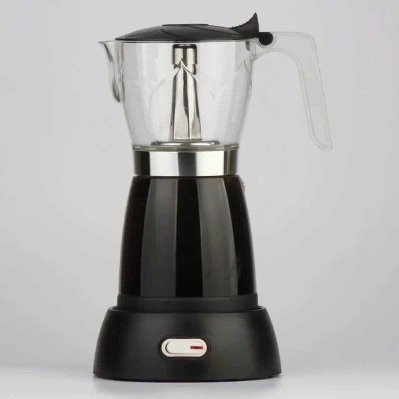 Coffee Maker Coffee Pot Portable Aluminum Electric Moka Pot White New Style