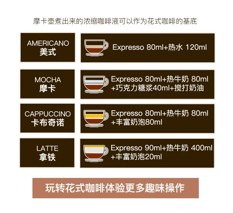 Coffee Maker Coffee Pot Portable Aluminum Electric Moka Pot White New Style