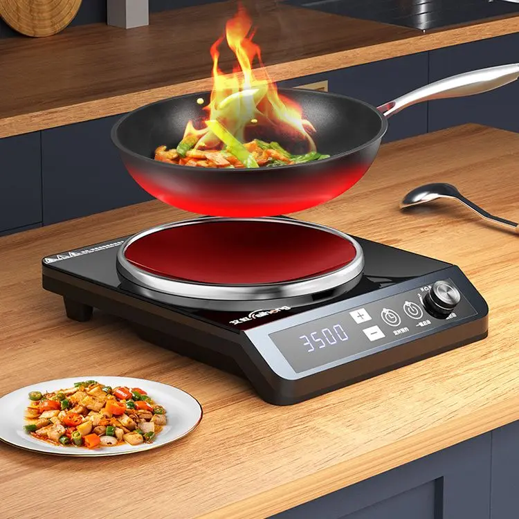 New 5000W concave induction cooker multifunctional energy-saving kitchen stove integrated pot cocina electrica