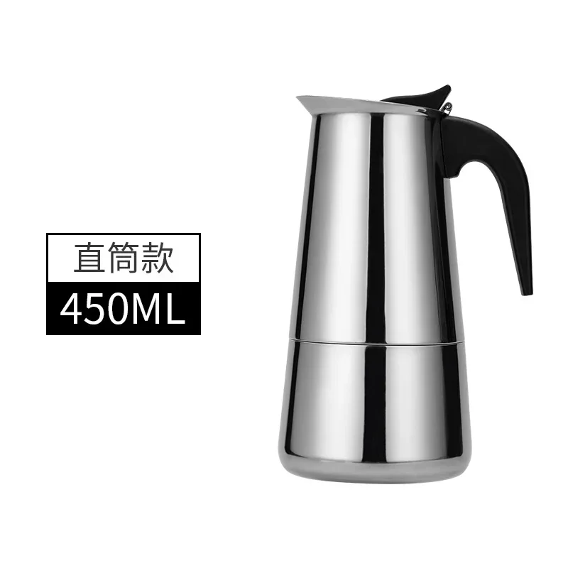 Explosions Stainless Steel Mocha Pot European Coffee Cup Portable Electric Coffee Pot Spot Wholesale