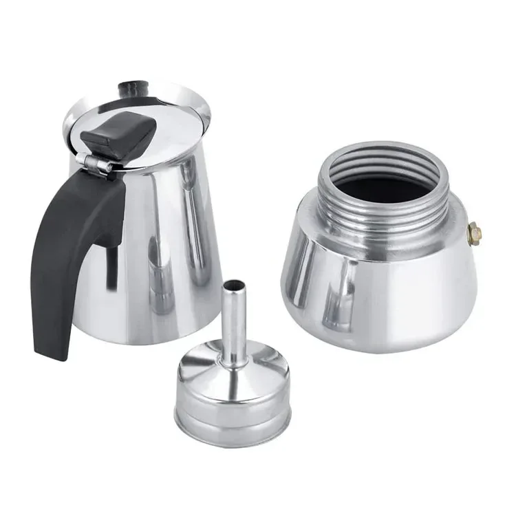 Stainless Steel Moka Pot Espresso Percolator Coffee Pots Electric Italian Turkish Portable Camping Moka Pots