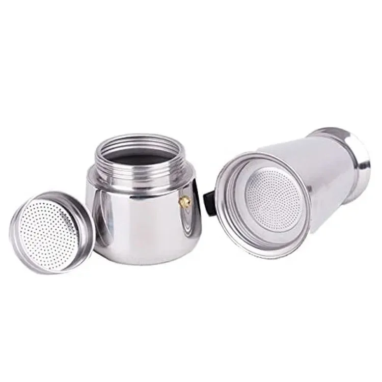 Stainless Steel Moka Pot Espresso Percolator Coffee Pots Electric Italian Turkish Portable Camping Moka Pots