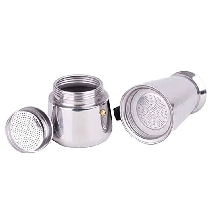 Stainless Steel Moka Pot Espresso Percolator Coffee Pots Electric Italian Turkish Portable Camping Moka Pots